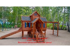 Детский деревянный комплекс теремок