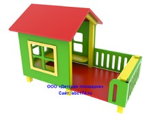 Детский игровой домик для детской площадки ДИД-13