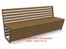 Скамейка со спинкой 1,5 метра СМ46