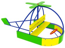 Вертолет для детской площадки недорого АС-34