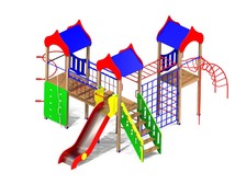 Игровые комплексы для детского сада КД-64