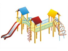 Игровые комплексы для детского сада КД-66