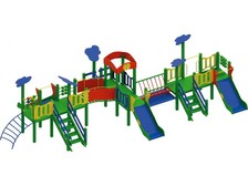Детские игровые комплексы для малышей для улицы ДОК-09