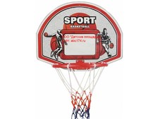 Баскетбольный щит с кольцом с сеткой пластиковый СБ-03