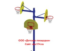 Баскетбольный щит (3 шт) с кольцом  на стойке СБ-11