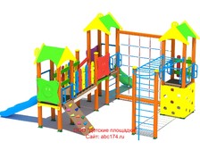 Детский спортивный комплекс деревянный ДДК-08