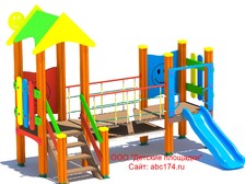 Детский деревянный комплекс ДДК-15